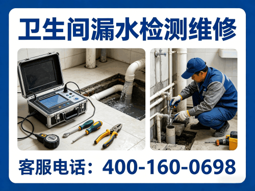 卫生间漏水检测维修